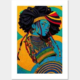 Rasta Woman Modern Art Posters and Art